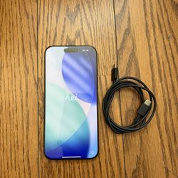 iPhone 16 Pro Max 256GB Like New/Fully Functional/Charging Cable/Locked to Spectrum