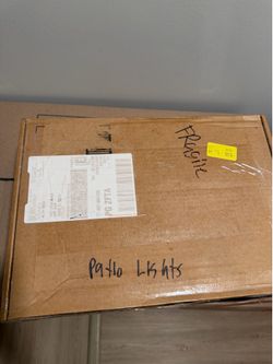 UNUSED PATIO LIGHTS FOR SALE