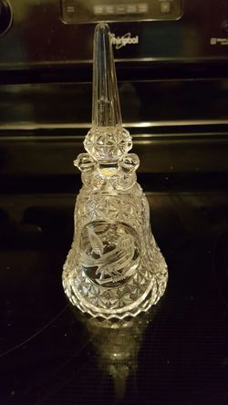Crystal Bell With Byrd Motiff