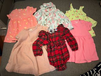 Dress Girl Bundle of 6 outfits6-12 months