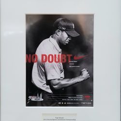 Nike Golf 2012 Championship Professionally Framed PicTiger Woods Rare