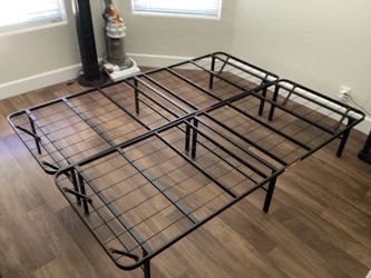 Queen metal bed frame
