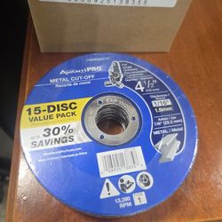 Avanti Pro
4-1/2 in.Thin Kerf Metal Cut-Off Disc (15-Pack)
