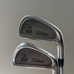Titleist DCI Oversize + 3 And 4 Irons Right Handed Golf Club Steel Shaft