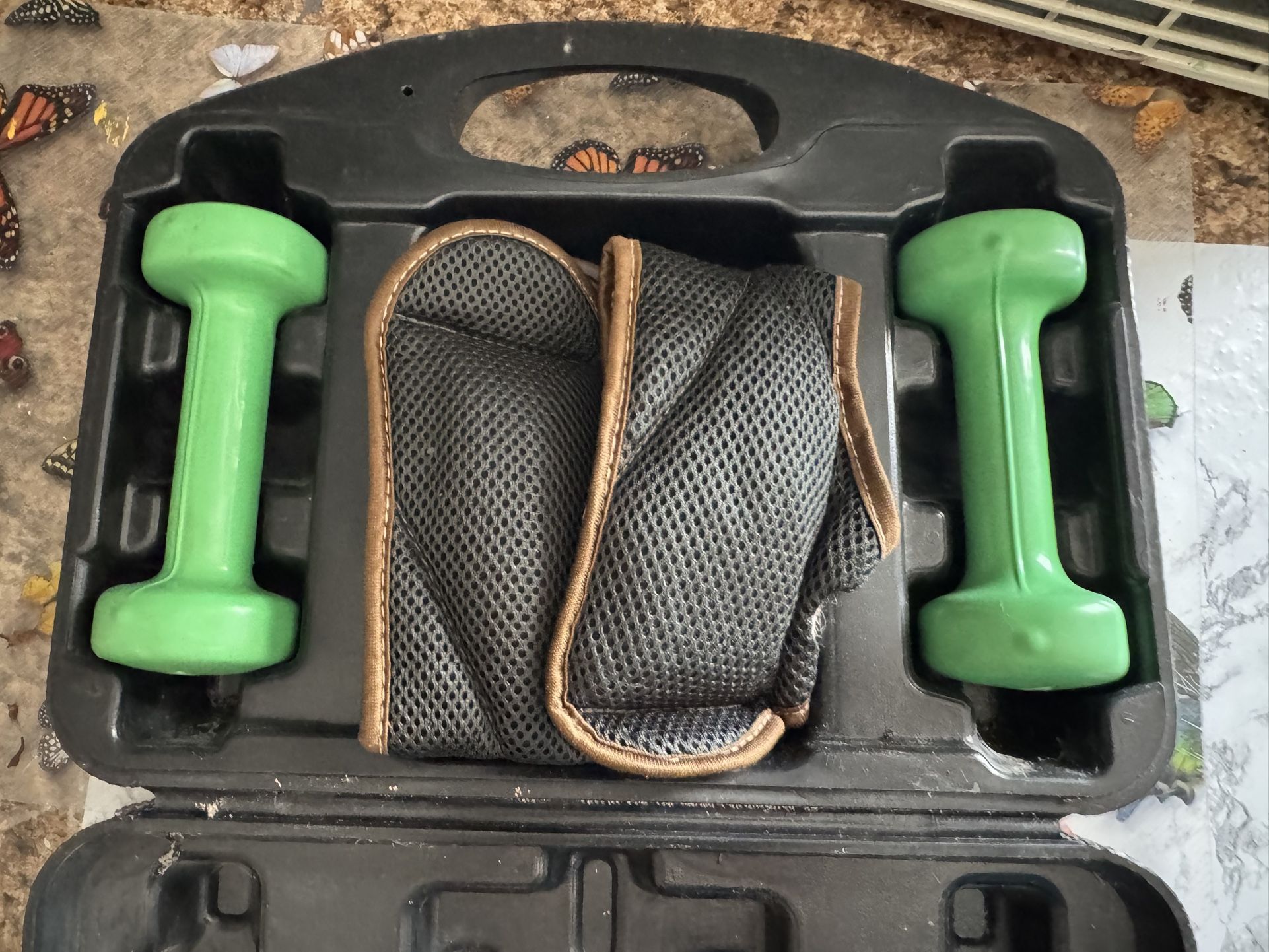 Wrist And 2 Lb Hand Weight S In Plastic Case