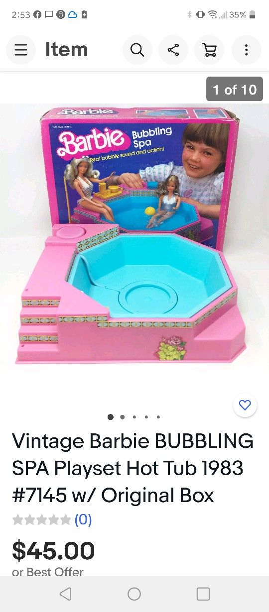 Vintage Barbie Jacuzzi