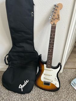 Squire strat guitar