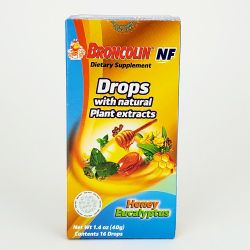Broncolin Drops With Natural Plant Extracts Honey Eucalyptus
