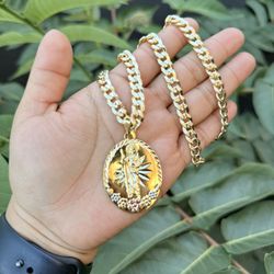 San Judas Tadeo De Oro Laminado