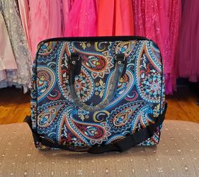 Paisley Print Weekender Bag