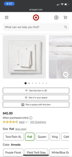 400 Thread Count Printed Performance Sheet Set - Threshold