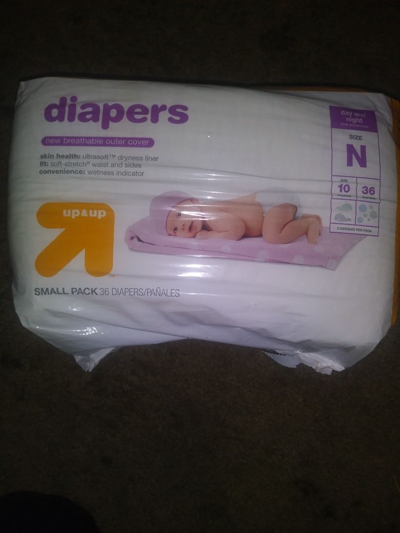 Newborn diapers