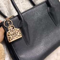 Black Leather Purse 