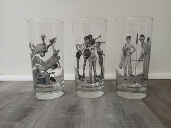 Norman Rockwell Glass Drinkware