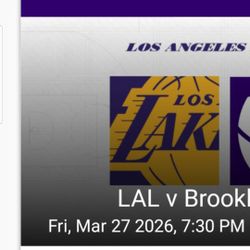 Lakers Vs Brooklyn Nets