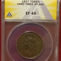 1837 Hard Times Token