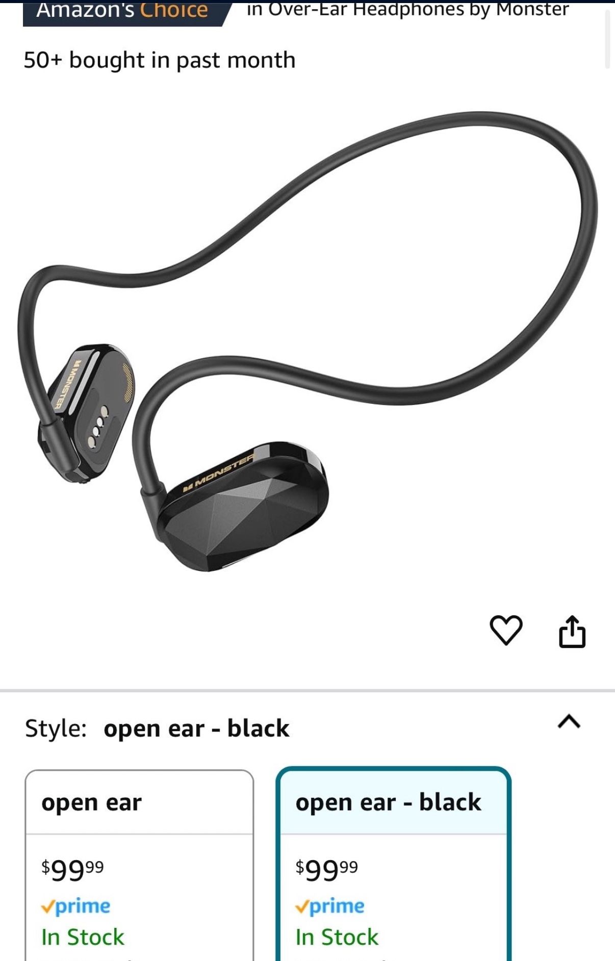 Bluetooth Headphones -Monster