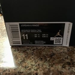 Jordan 6 Rings Tiffany Green Bottoms