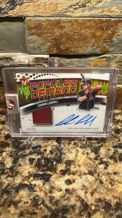 Topps Pristine Popular Demand Corbin Carroll Auto /50