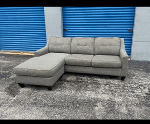 Gray sectional sofa(free delivery)