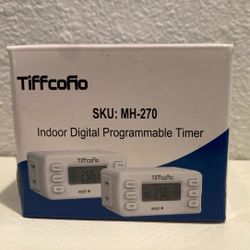Tiffcofio Indoor Digital Programmable Timer 