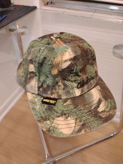 Vintage 90s Cabelas Gore-Tex Camo Snapback Hat - RealTree Pine Camouflage Cap