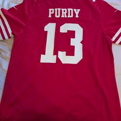 Authentic Brock Purdy Jersey Large