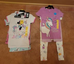 Girls Size 5 Pajama Sets, New