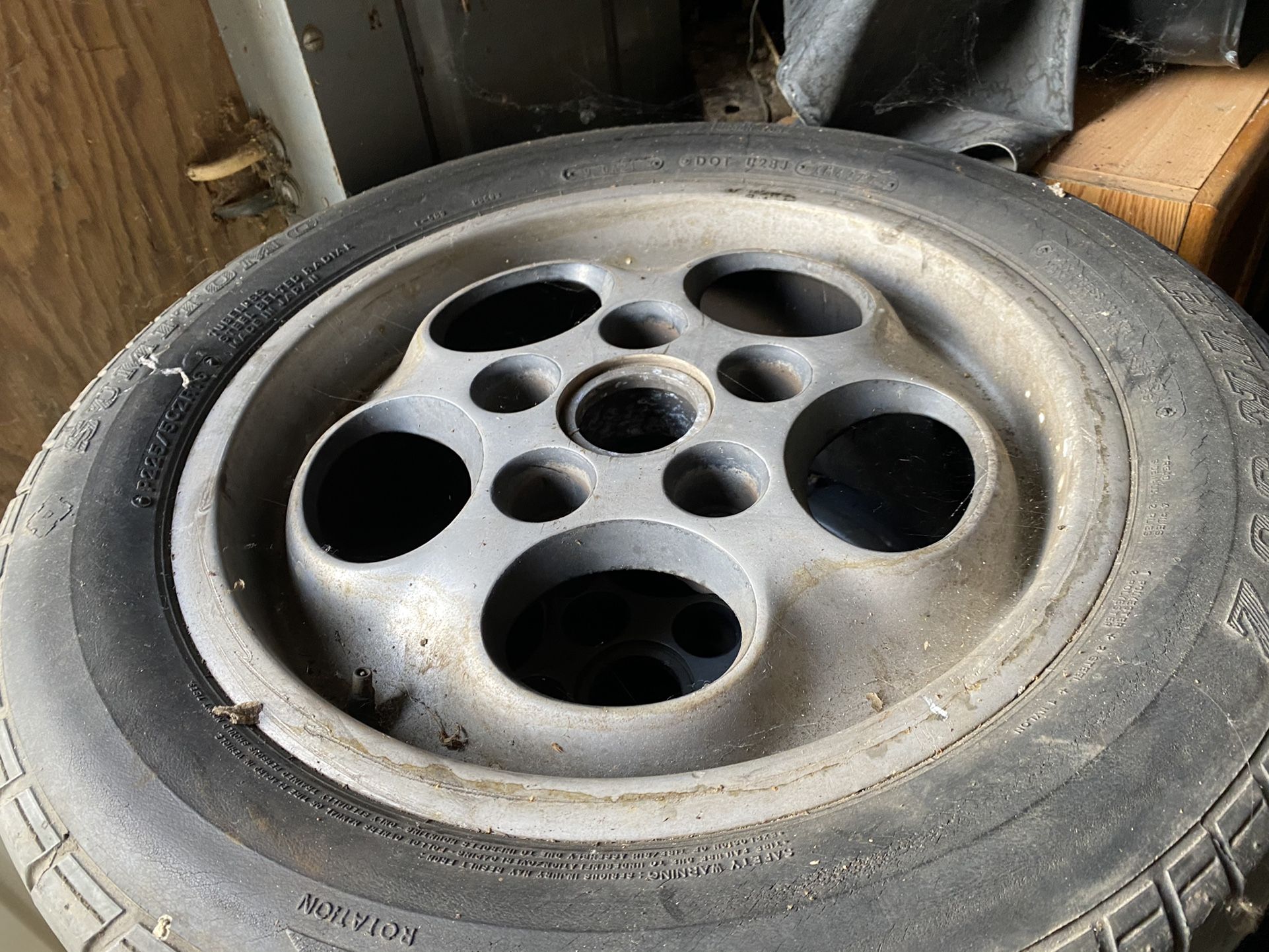 4- Porsche 944 928 Phone Dial Alloy Wheels & Radials