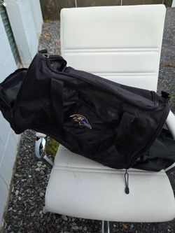 Baltimore Ravens NFL Black Duffle Bag