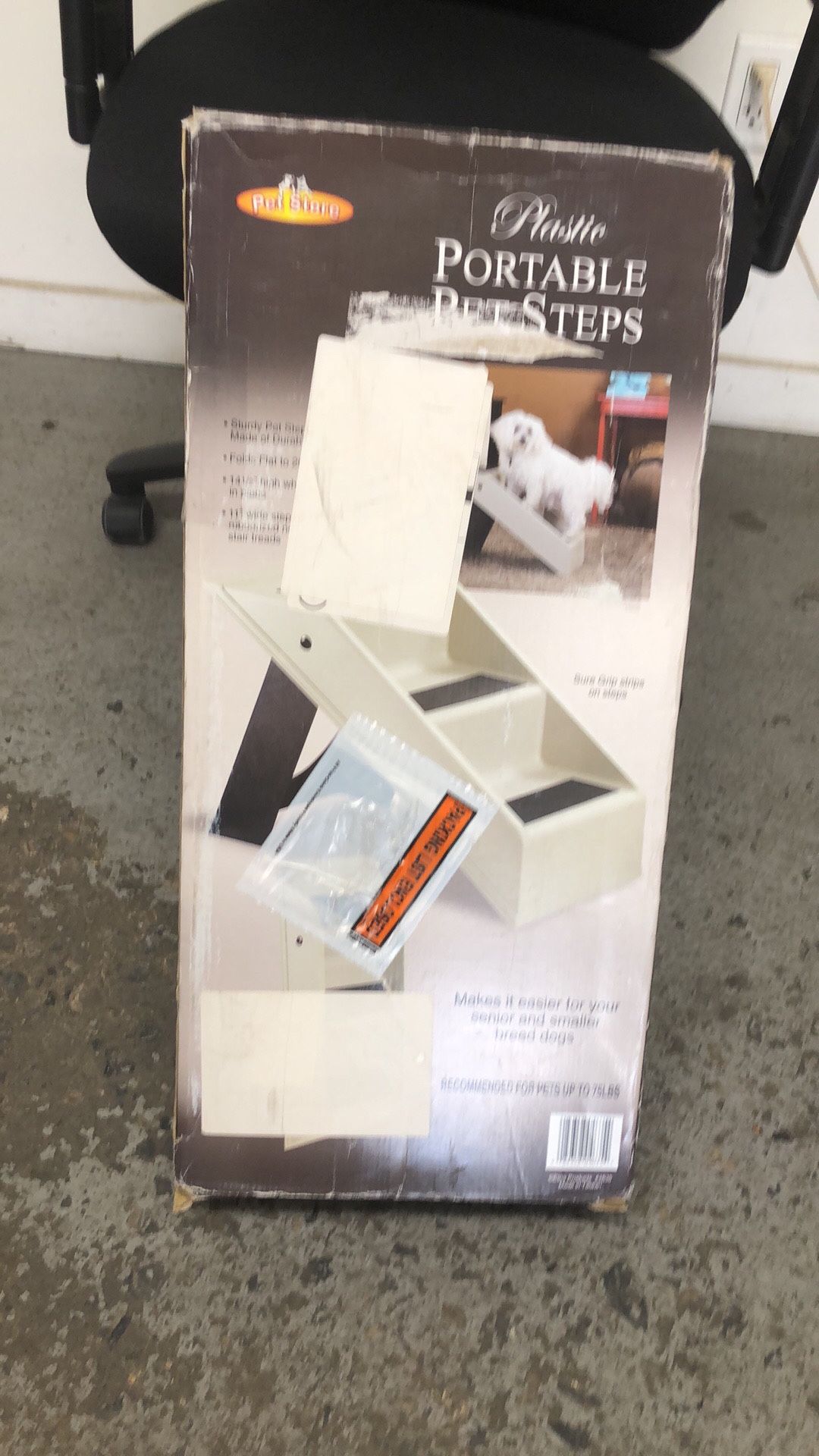 But steps brand new in the box