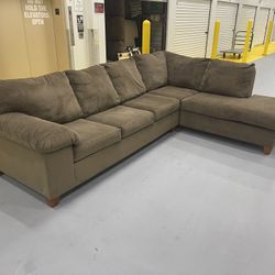 Brown Sectional Sofa 