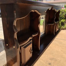 Headboard With Mirror And Little Doors