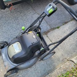 Electric Push Mower 21"cut 