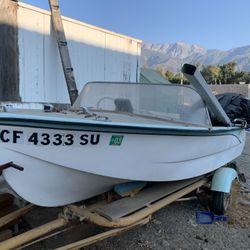 Boat with trailer