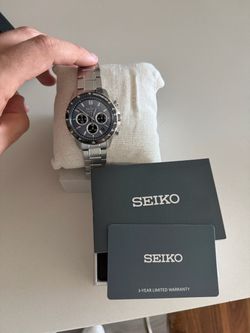 Seiko chronograph watch