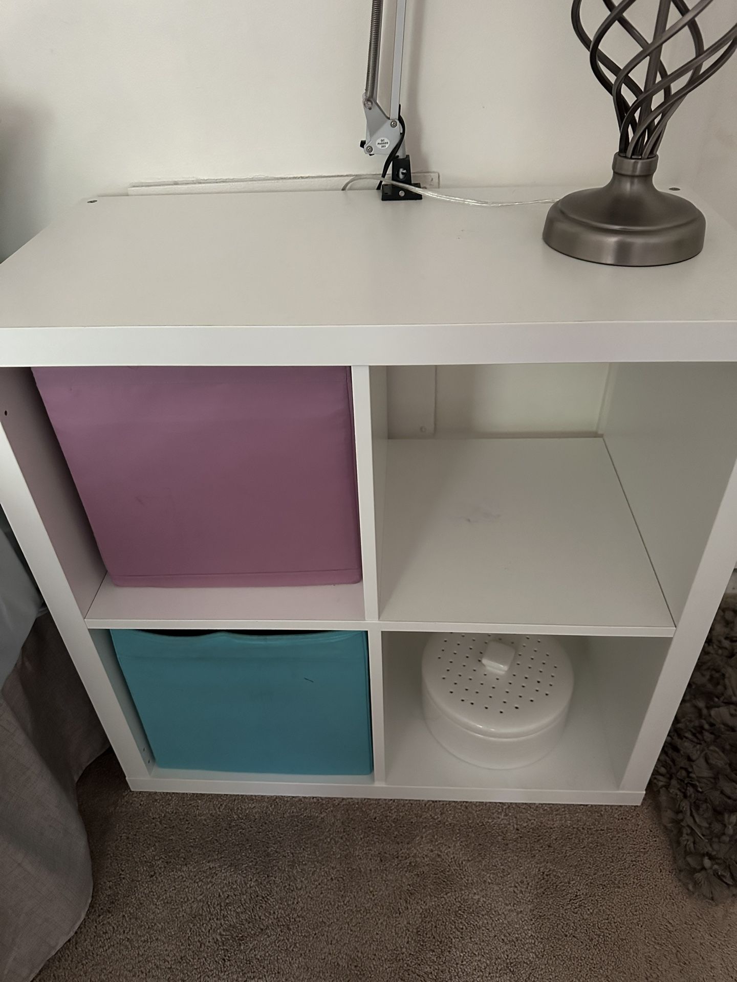 White Cube Storage Organizer