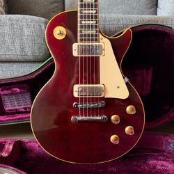 1978 Gibson Les Paul Deluxe Wine Red w/OSHC