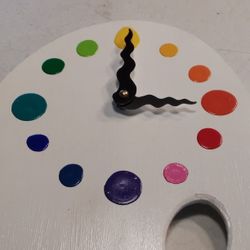 Paint Palette Clock 