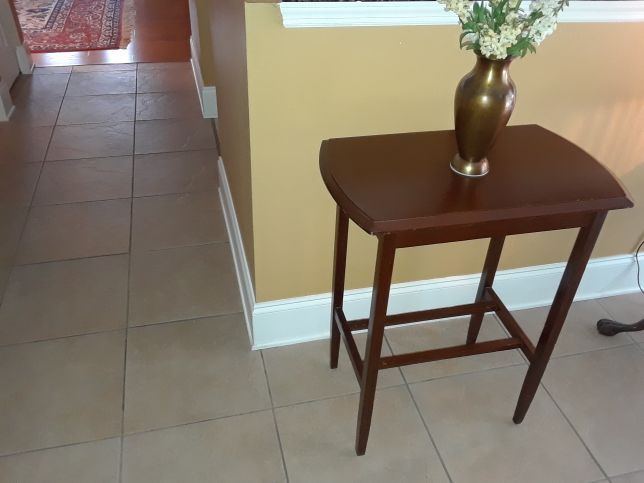 Antique mission style end table or Hall table