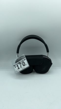 Black Apple headphones