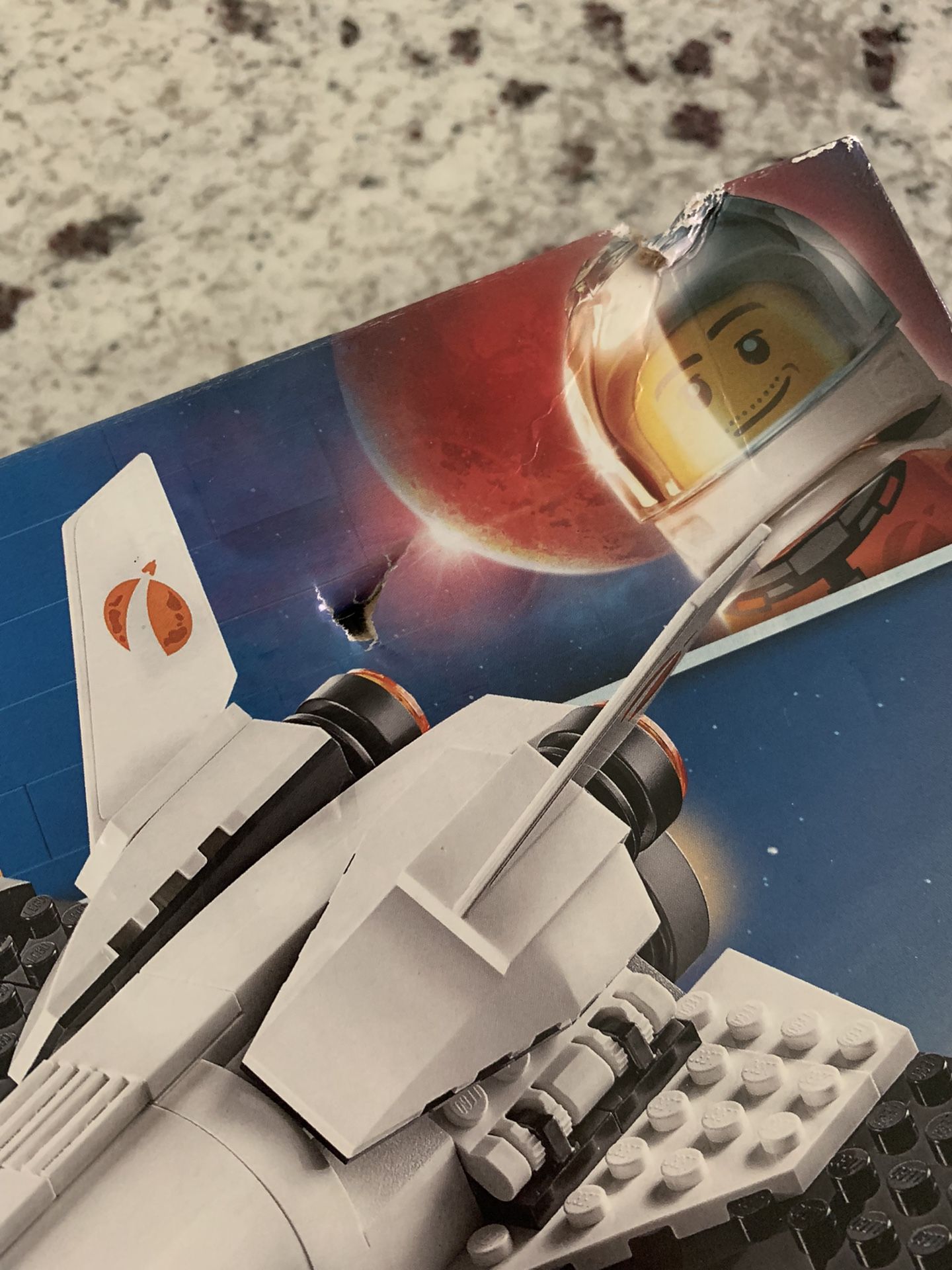 Lego verarbeiteter city space port mars research shuttle set 60226