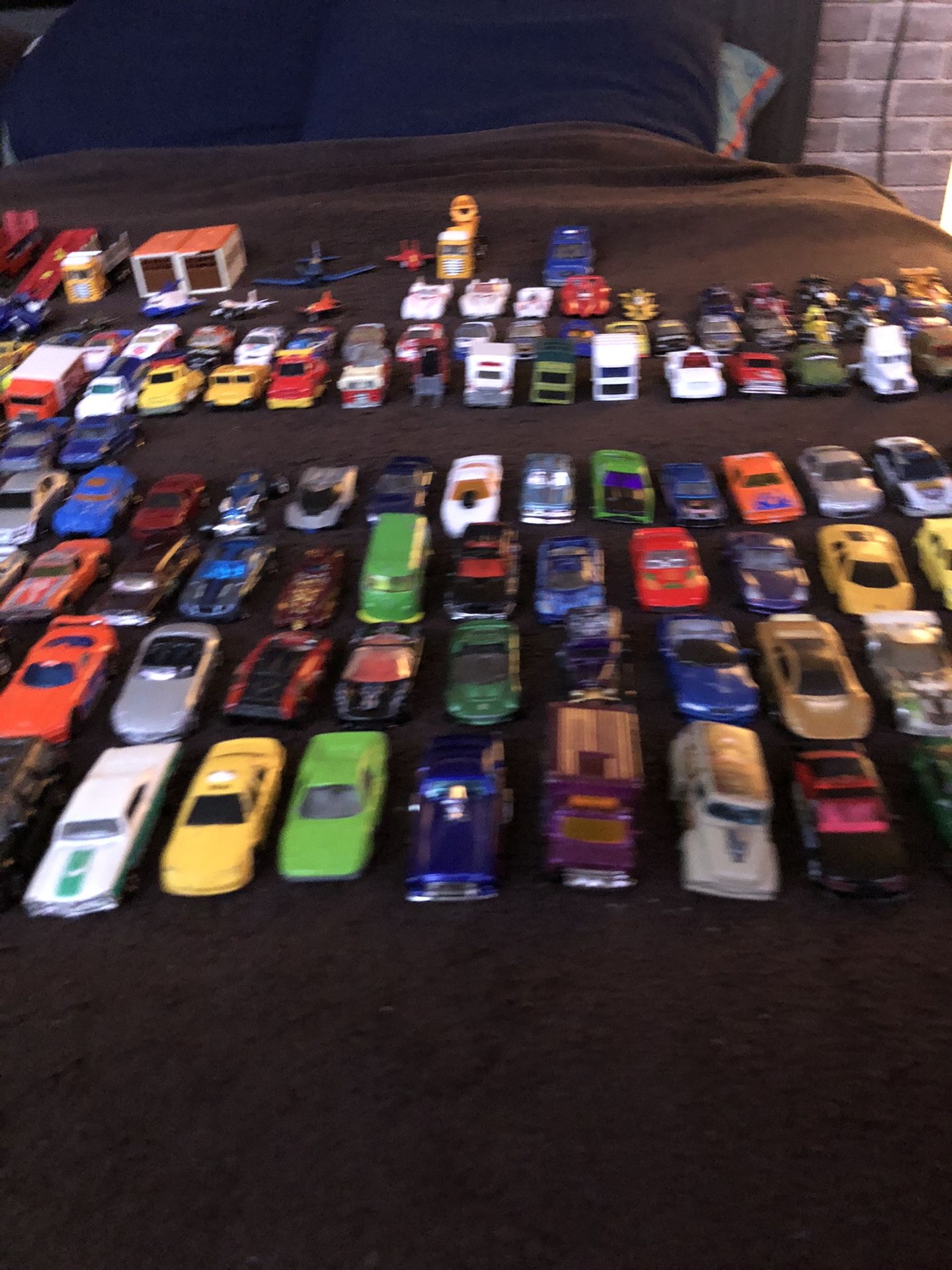 Toy cars, planes, trucks