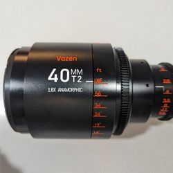 Vazen 40mm T2 1.8x Anamorphic Lens (MFT Mount)