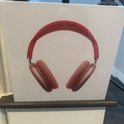 Red airpod maxes