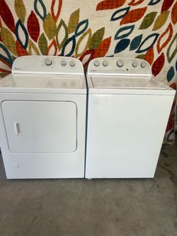 Whirlpool washer and dryer laundry