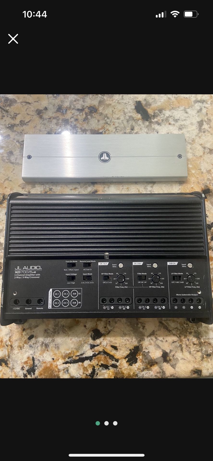 Jl Audio Xd Amp