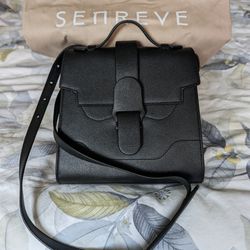 Senreve Alunna Bag Pebbled Black Regular Size