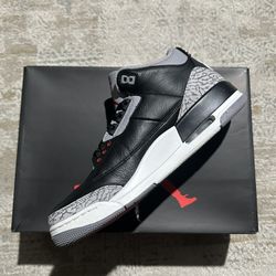 Jordan 3 Retro OG Black Cement (2024) Size 10