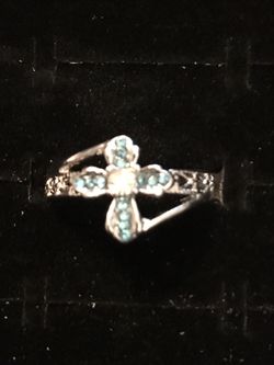 Size 9 silver ring